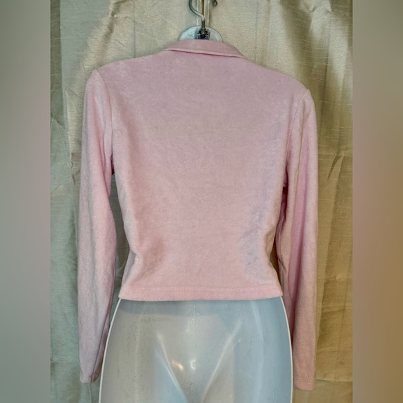 Terry Long-Sleeve Cut Out Top - Picture 5 of 7